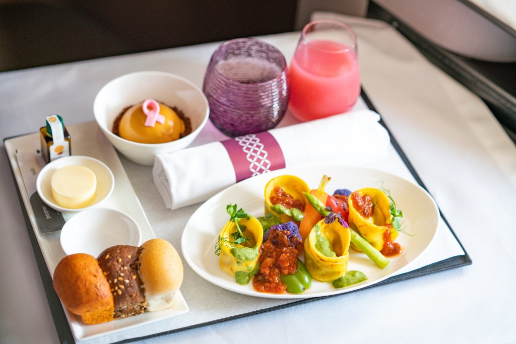 Qatar Airways: piatti gourmet vegani per i clienti Premium