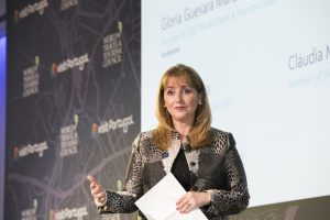 Gloria Guevara si candita a guidare l'Un Tourism dopo il Wttc