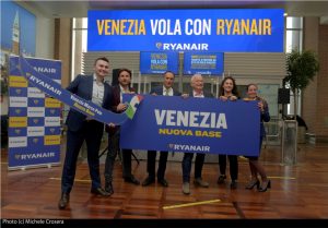 Ryanair: la base di Venezia è operativa con tre velivoli e 17 nuove rotte