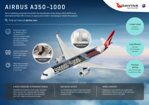 Qantas avanza sul ‘Project Sunrise’ con un ordine da 12 Airbus A350-1000