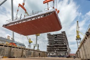 Fincantieri: partono ad Ancona i lavori per la costruzione della Seven Seas Grandeur