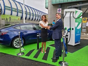 Fiumicino: Adr e Atlante inaugurano la prima stazione di ricarica per i veicoli elettrici