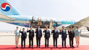 Korean Air supporta la candidatura di Busan ad ospitare Expo 2030 con una livrea speciale