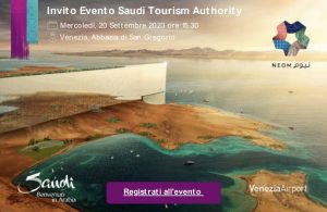 Saudi Tourism Authority presenta Neom: appuntamento col trade a Venezia