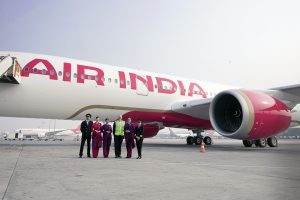 Air India: in flotta e operativo sulle rotte domestiche il primo di 20 nuovi A350-900
