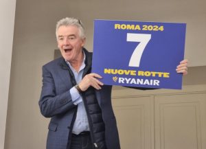 Ryanair in allungo da Roma con sette nuove rotte da Fiumicino e Ciampino