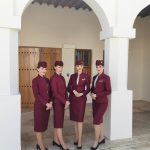 Le hostess di QatarAirways