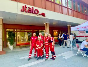 Italo: nuova iniziativa di volontariato in azienda con la Croce Rossa Italiana