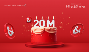 Turkish Airlines: il programma Miles&Smiles raggiunge i 20 milioni di soci