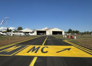 Sacbo: taglio del nastro per la rinnovata pista dell’Aero Club Bergamo