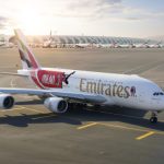 Emirates celebra i 125 anni del Milan con una livrea dedicata sull'A380