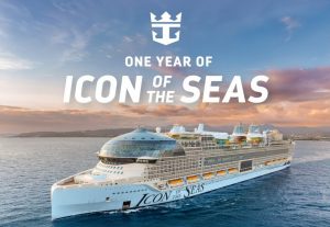 La Icon of the Seas compie un anno: 192 mila le famiglie ospitate a bordo nei primi 12 mesi