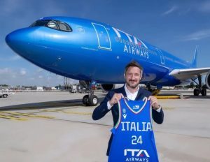 Ita Airways e il basket: dalle nuove divise delle nazionali all’A330-900 dedicato a Pozzecco