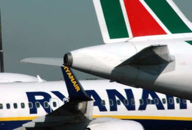 Ryanair potrebbe candidarsi alla riprotezione dei passeggeri Alitalia-Ita
