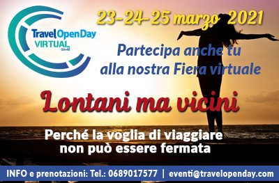 Travel open Day Virtual: il 23-24-25 marzo la seconda edizione