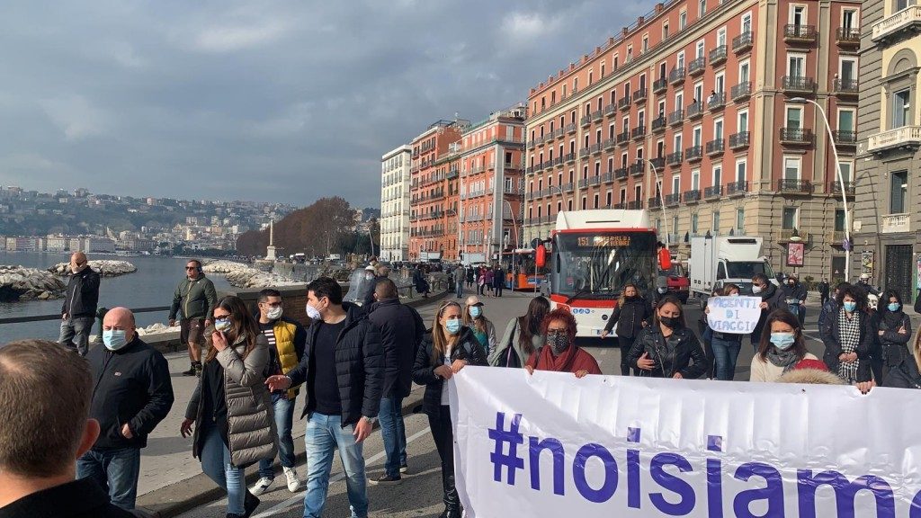 Ristori subito: adv e professionisti del turismo in piazza domani a Napoli