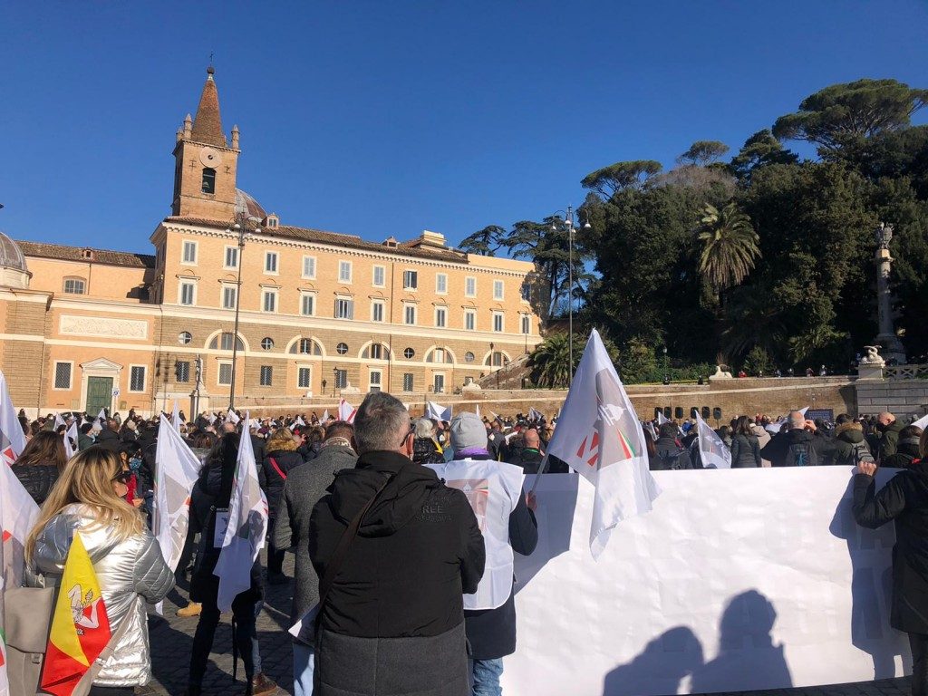 Buona partecipazione alla manifestazione degli agenti di viaggio a Roma