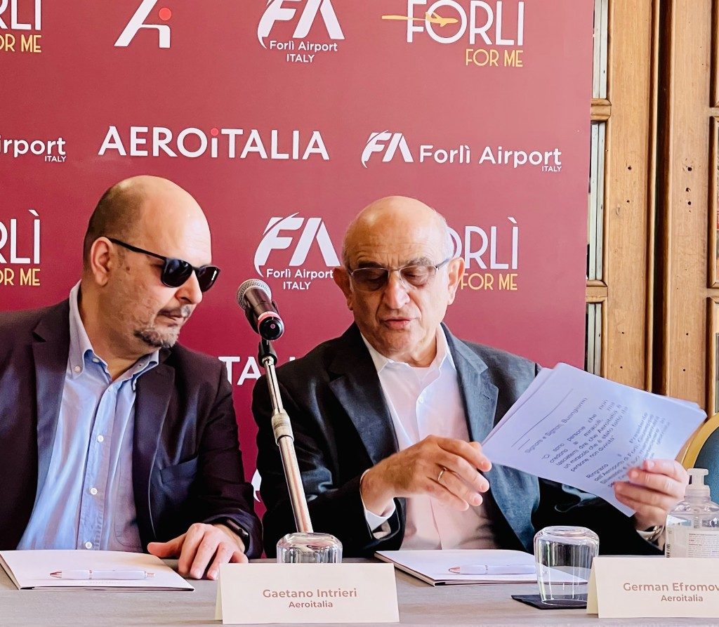 AeroItalia a Forlì. Efromovich: «Il nostro è un vettore low cask»