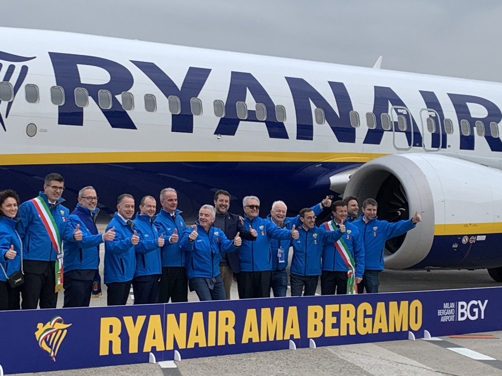Ryanair: O’Leary punta ai 100 milioni di passeggeri in Italia entro il 2035
