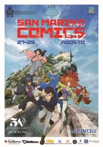 San Marino Comics Festival in scena dal 27 al 29 agosto, con Lupin III protagonista