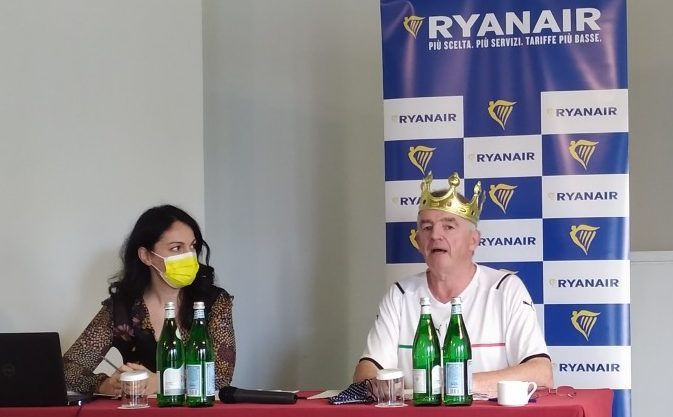 Ryanair, O’Leary alza la posta su Roma e l’Italia: 4 miliardi di investimenti