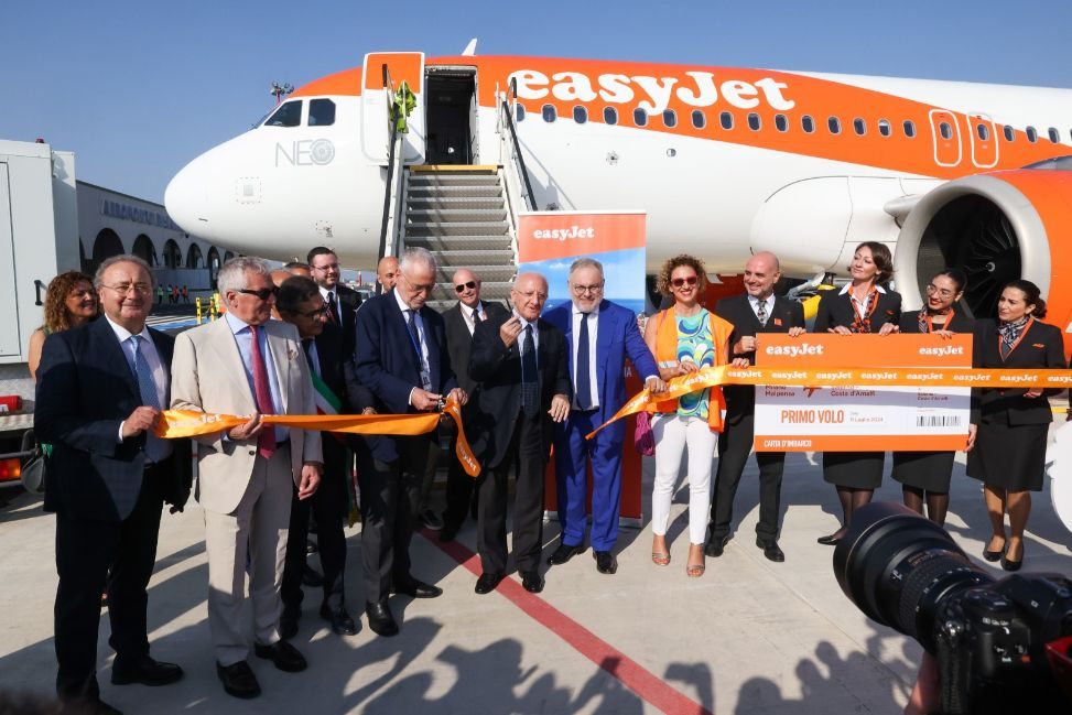 easyJet inaugura l’aeroporto di Salerno Costa d’Amalfi